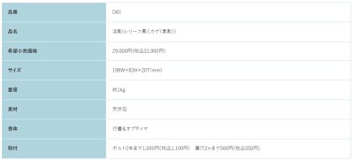 画像2: 福彫 D61 レリーフ黒ミカゲ UKIBORI 黒ミカゲ浮彫表札 (2)