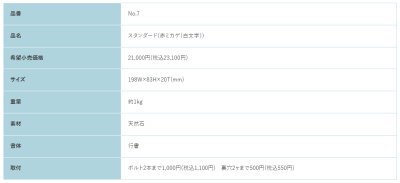 画像2: 福彫　NO.7　赤ミカゲ　STANDARD　スタンダード表札 (2)
