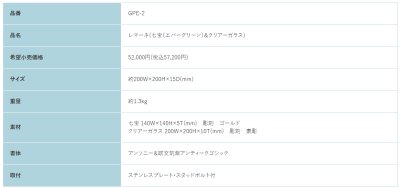 画像2: 福彫 GPE-2 七宝(エバーグリーン)&クリアーガラス LEMANE レマーネ表札 (2)