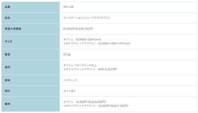 画像2: 福彫　IRX-128　NEW　BRASS　IRON　ニューブラスアイアン・コンビネーション表札 (2)