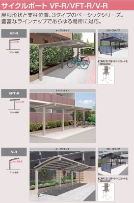 画像7: 四国化成 サイクルポート VF-R オープンタイプ クローズタイプ (7)