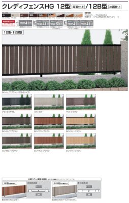 画像2: 四国化成  クレディフェンスHG12型（両面仕上げ）　クレディフェンスHG12B型（片面仕上げ） (2)