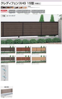 画像2: 四国化成 クレディフェンスHG 15型(片面仕上げ) (2)
