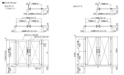 画像7: 四国化成  アレグリア門扉TL１型　アレグリア門扉TL2型 (7)