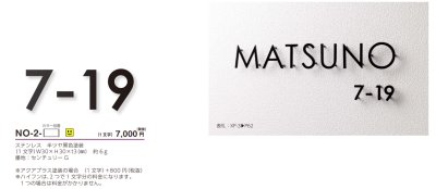 画像6: 美濃クラフト NO-2- No. ナンバー アドレスサイン 1文字のお値段です。 (6)