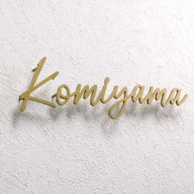 画像2: 美濃クラフト XP-8(9文字以内のお値段です) ステンレス切り文字 プリモ Primo (2)