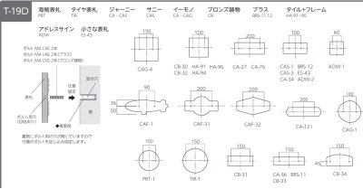 画像7: 美濃クラフト CA-36 イーモノ i-mono アルミ鋳物表札 (7)
