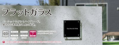 画像6: 美濃クラフト GP-116 フラットガラス表札 250×60 (6)