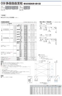 画像1: 四国化成  09：多段自由支柱（クレディフェンスSG用）