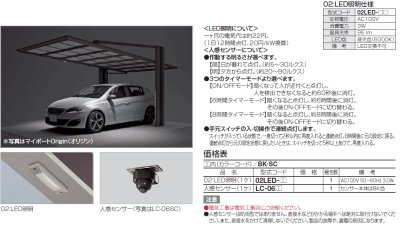 画像2: 四国化成　02：LED照明　人感センサー (2)