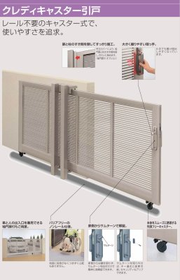 画像4: 四国化成 クレディキャスター引戸1型 クレディキャスター引戸2型 (4)