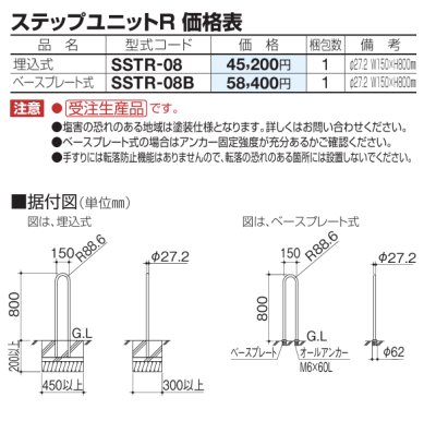 画像3: 四国化成 セイフティービーム ステップユニットR φ27.2ミリ (3)