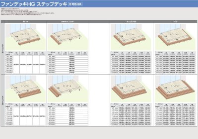 画像8: 四国化成 ファンデッキHG SG HG低床タイプ スロープユニット ハイパーフェンス・門扉 ハイパーテーション デッキフェンス FDフェンス 袖門扉1型 2型 3型 セイフティビームFD型 SU型 SJ型 (8)