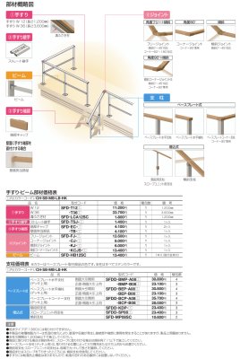 画像42: 四国化成 ファンデッキHG SG HG低床タイプ スロープユニット ハイパーフェンス・門扉 ハイパーテーション デッキフェンス FDフェンス 袖門扉1型 2型 3型 セイフティビームFD型 SU型 SJ型 (42)