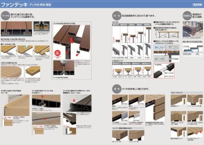 画像3: 四国化成 ファンデッキHG SG HG低床タイプ スロープユニット ハイパーフェンス・門扉 ハイパーテーション デッキフェンス FDフェンス 袖門扉1型 2型 3型 セイフティビームFD型 SU型 SJ型 (3)