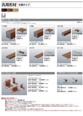 画像1: 四国化成　汎用部材　木調タイプ (1)
