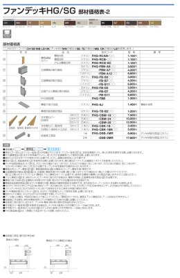 画像17: 四国化成 ファンデッキHG SG HG低床タイプ スロープユニット ハイパーフェンス・門扉 ハイパーテーション デッキフェンス FDフェンス 袖門扉1型 2型 3型 セイフティビームFD型 SU型 SJ型 (17)
