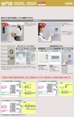 画像4: 四国化成 袖門扉 BSR1型 BSR2型 BSR3型 BSR4型 (4)