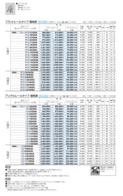 画像4: 四国化成 XM-A12型 XM-A14型 フラットレールタイプ アングルレールタイプ (4)