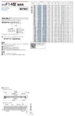 画像9: 四国化成 ATX F→フラットレール T→ 凸型 C→固定キャスター J→自在キャスタータイプ 10型 12型 14型 (9)