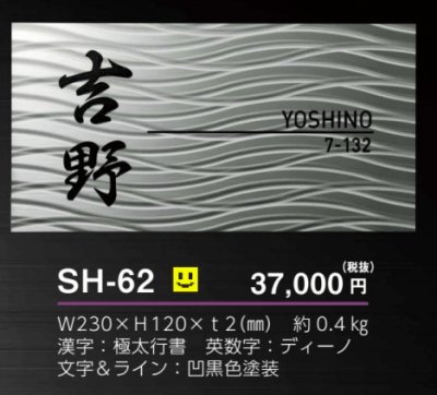 画像3: 美濃クラフト SH-62 シャイン SHYNE表札 (3)
