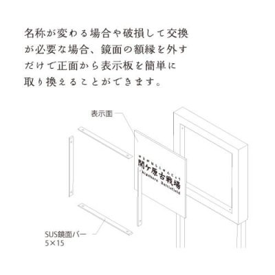 画像6: 美濃クラフト　I-IS-01-　館銘板/商業看板　自立式サイン (6)