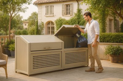 画像4: 四国化成　ゴミストッカーPS型 (4)