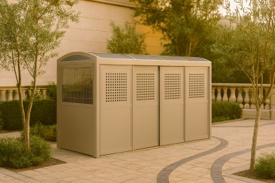 画像4: 四国化成　ゴミストッカーLL型  上吊引き戸式 (4)