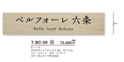 画像5: 美濃クラフト　T-BC-09　タイルサイン　館銘板/商業看板 (5)