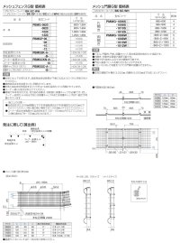 画像1: 四国化成 メッシュフェンスG型 自由支柱タイプ メッシュ門扉G型