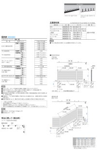 画像1: 四国化成 ルーバーフェンスTRF1型