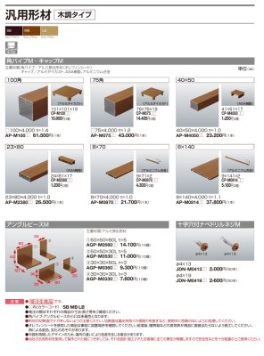 画像3: 四国化成　汎用部材　木調タイプ (3)