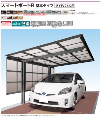 画像2: 四国化成　スマートポートR　基本タイプ　サイドパネル用 (2)