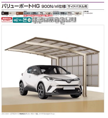画像2: 四国化成　バリューポートHG　900N/m2仕様　サイドパネル用 (2)