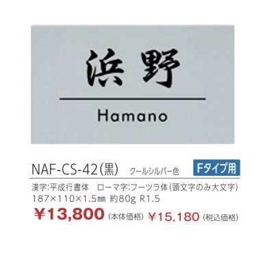 画像2: 丸三タカギ　NAF-CS-42（黒）　Panasonic　アーキ―フレーム型　クールシルバー色 (2)
