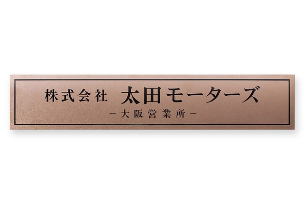 表札 ステンレス表札 ドライエッチング デザインタイプ レイアウCタイプ ステンレス板 エクスタイル 送料無料 - 13