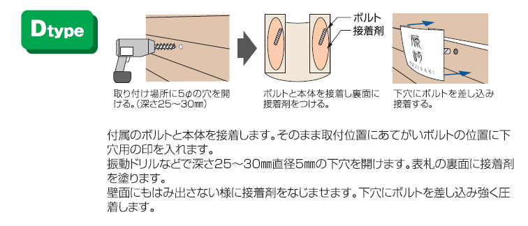 コムニタ　CT-G-1専用取り付け方法画像