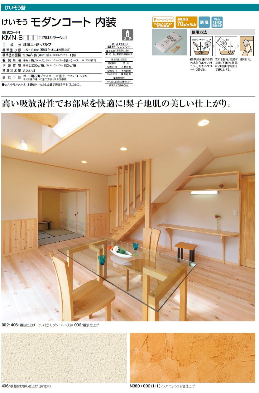 四国化成　けいそうモダンコート内装画像
