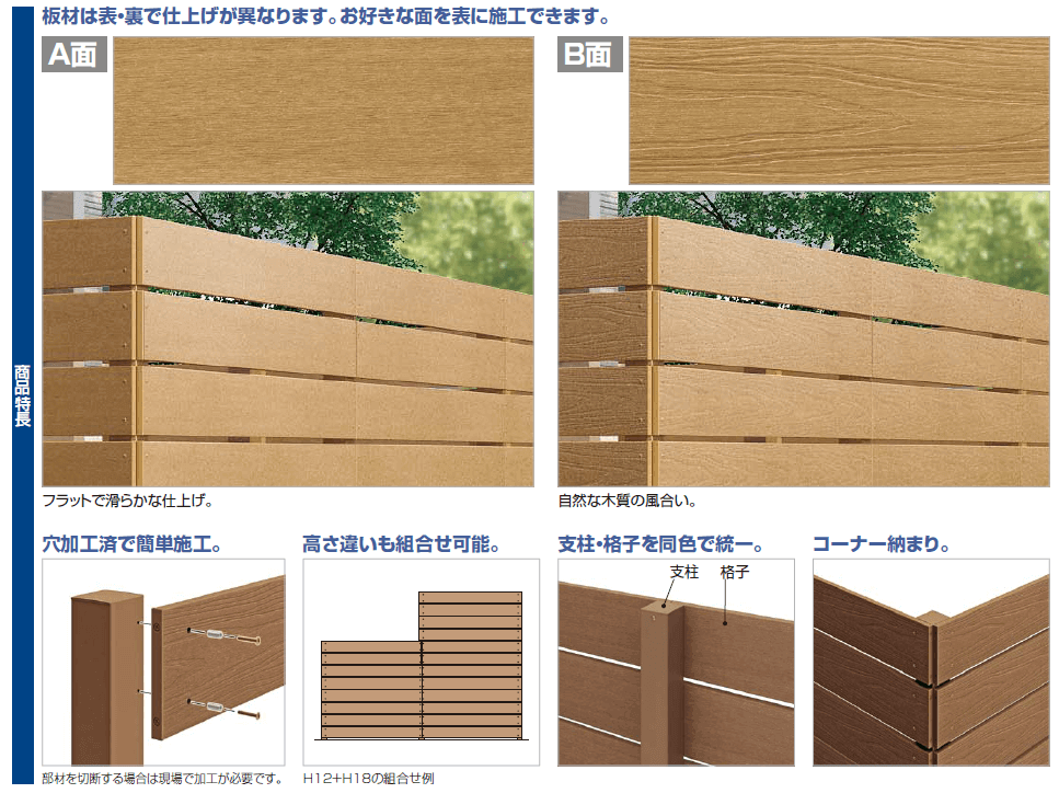 四国化成 FDフェンス1型 商品特長画像