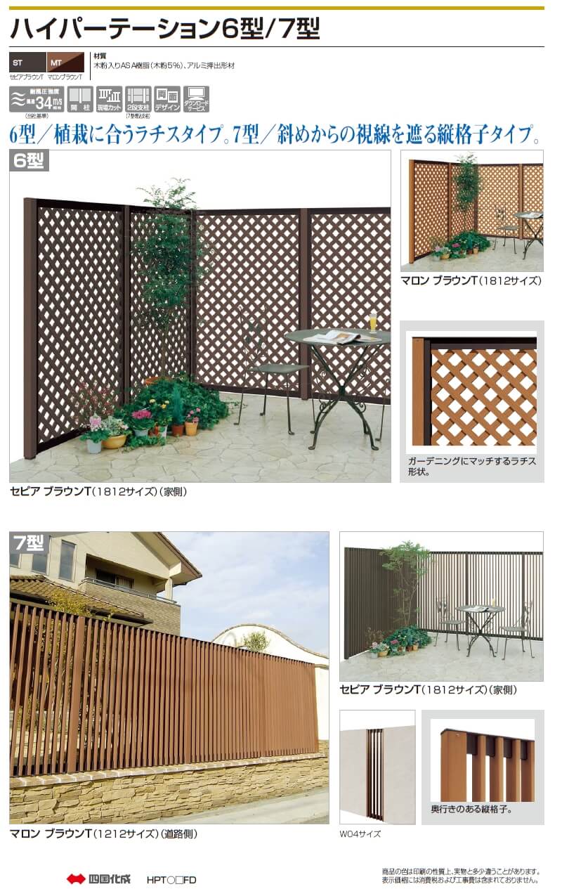 四国化成　ハイパーテーション6型/ハイパーテーション7型画像