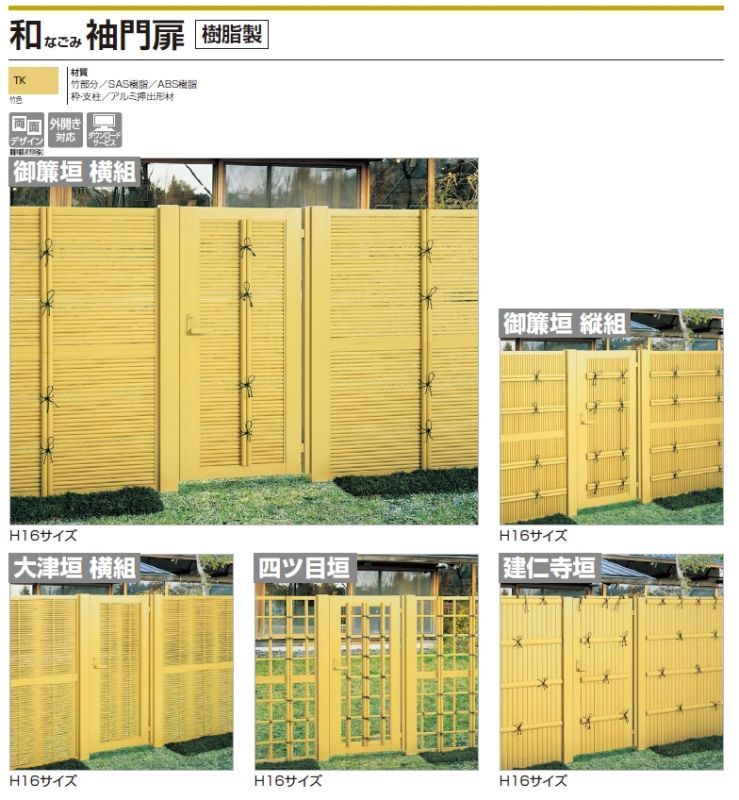 四国化成　和（なごみ）　袖門扉画像