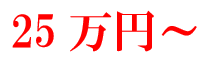 25万円価格画像