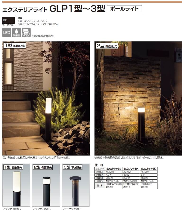 四国化成　エクステリアライト　GLP1型/GLP2型/GLP3型画像