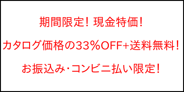 期間限定 特別価格 バナー
