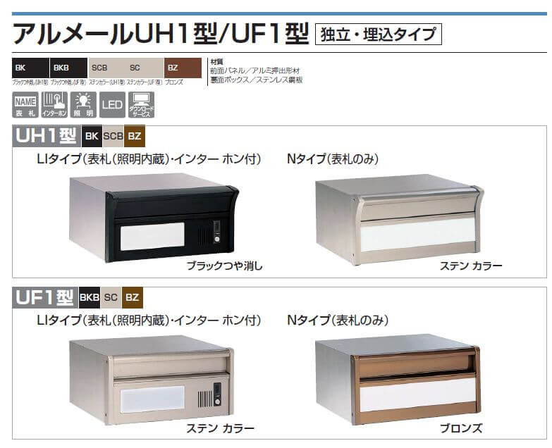 四国化成　アルメールUH1型　アルメールUF1型画像