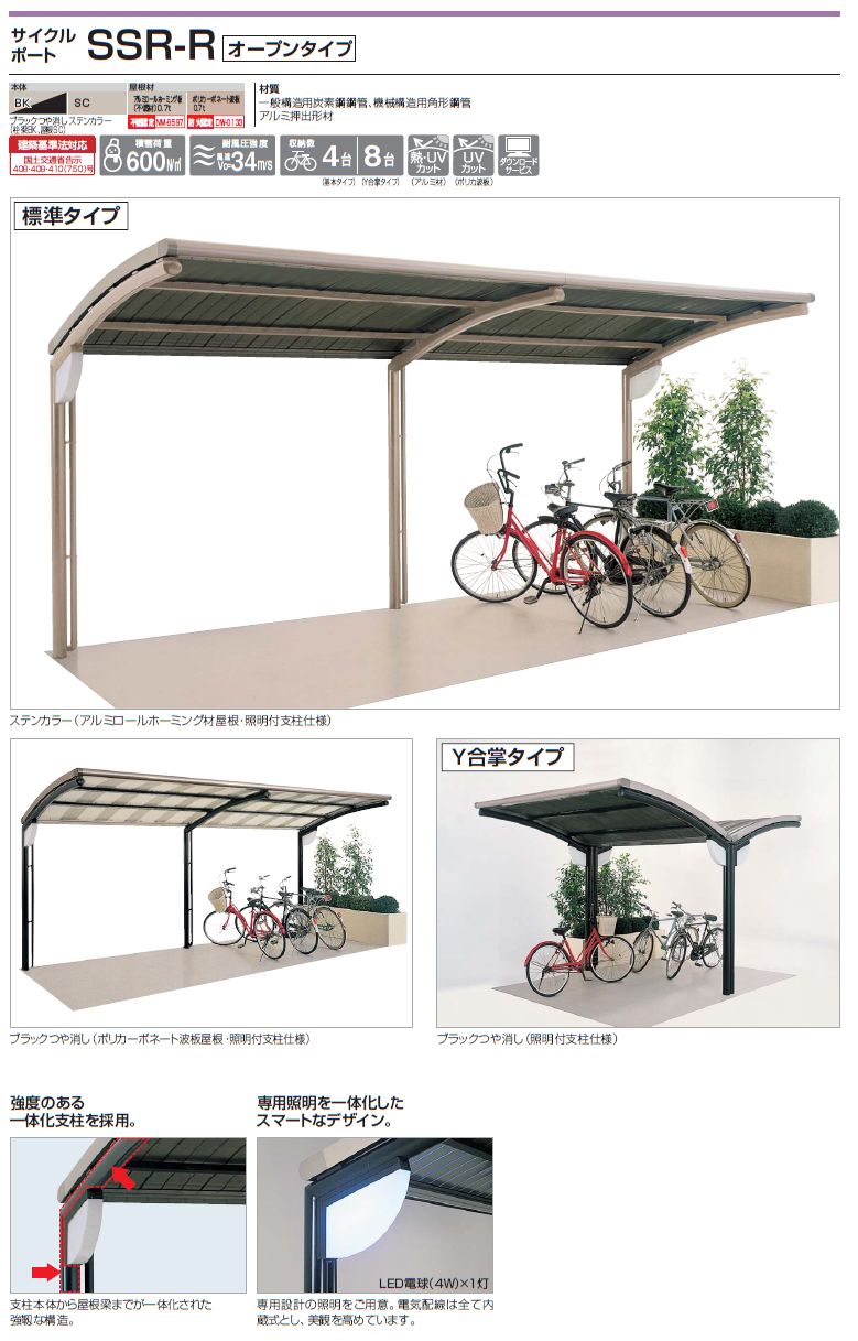 四国化成　サイクルポート　SSR-R　オープンタイプ画像