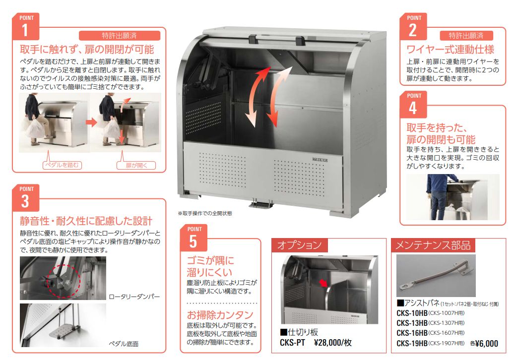 DAIKEN　CKS-H　非接触開閉仕様　ダイケン　クリーンストッカー画像2