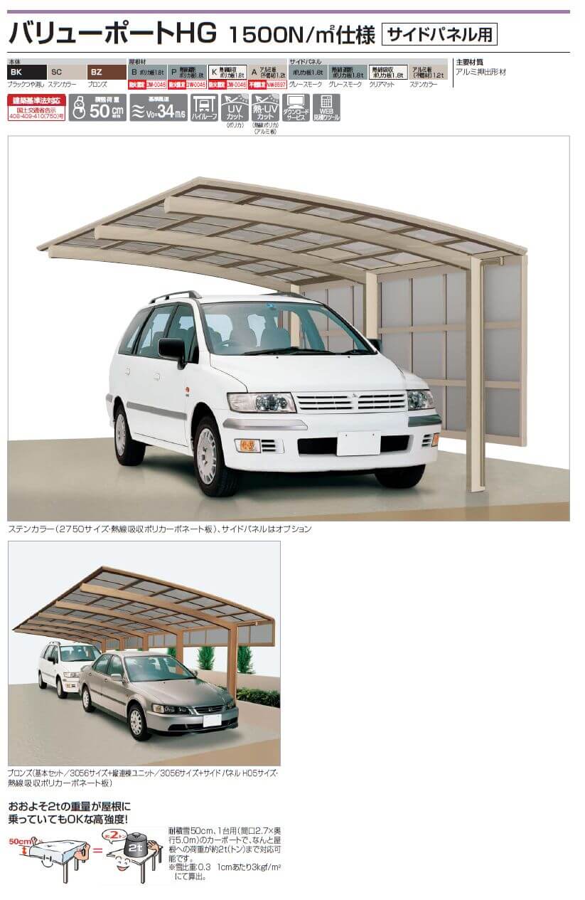 四国化成　バリューポートHG　1500N/m2仕様画像