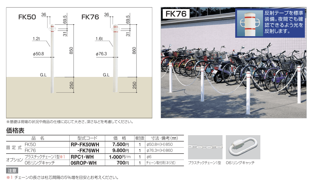 四国化成　レコポール FK50　FK76画像