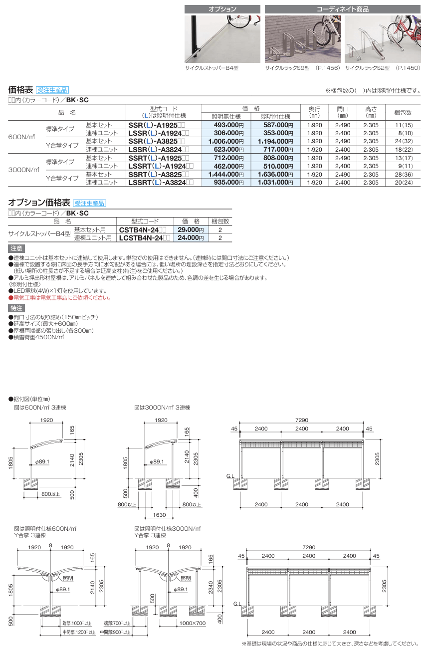 四国化成　サイクルポート　SSR　オープンタイプ画像